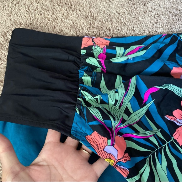 Terra & Sky Tummy Control Mid Rise Bikini Bathing suit swimsuit Bottom size 3X - Picture 3 of 12